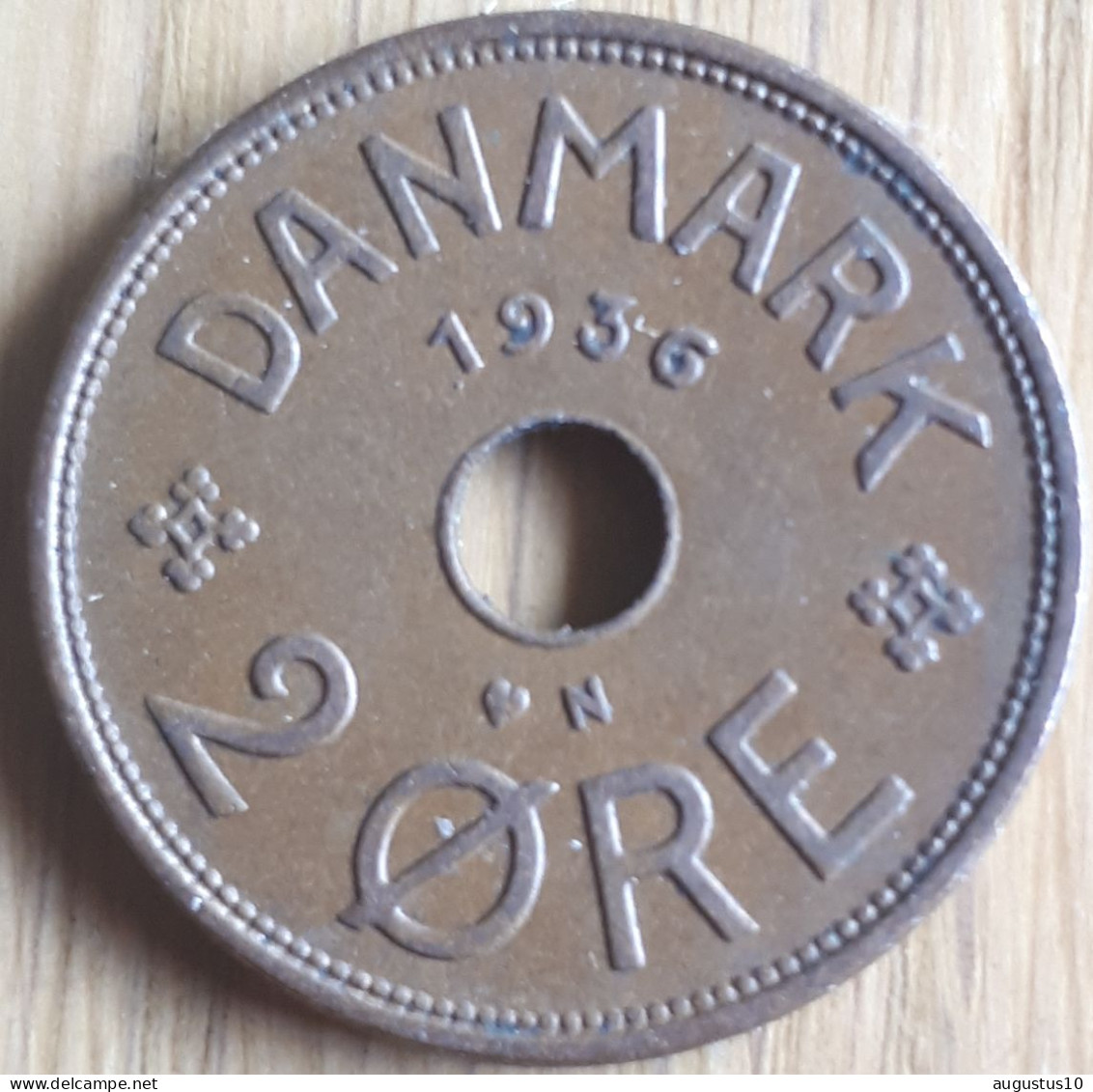 DENEMARKEN :  DENMARK : 2 ORE 1934 KM 827.2 XF - Dinamarca