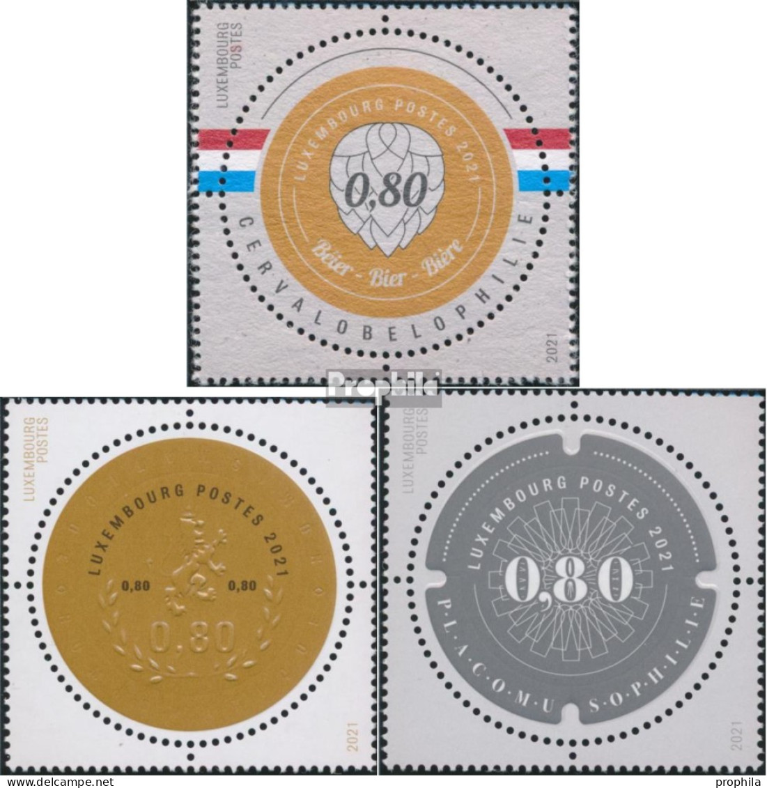 Luxemburg 2276-2278 (kompl.Ausg.) Postfrisch 2021 Sammeln - Nuevos