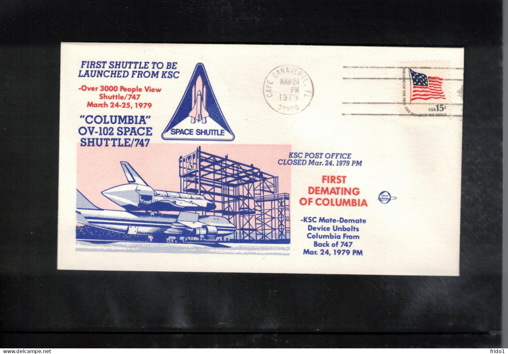 USA 1979 Space / Weltraum Space Shuttle Columbia Interesting Cover - USA