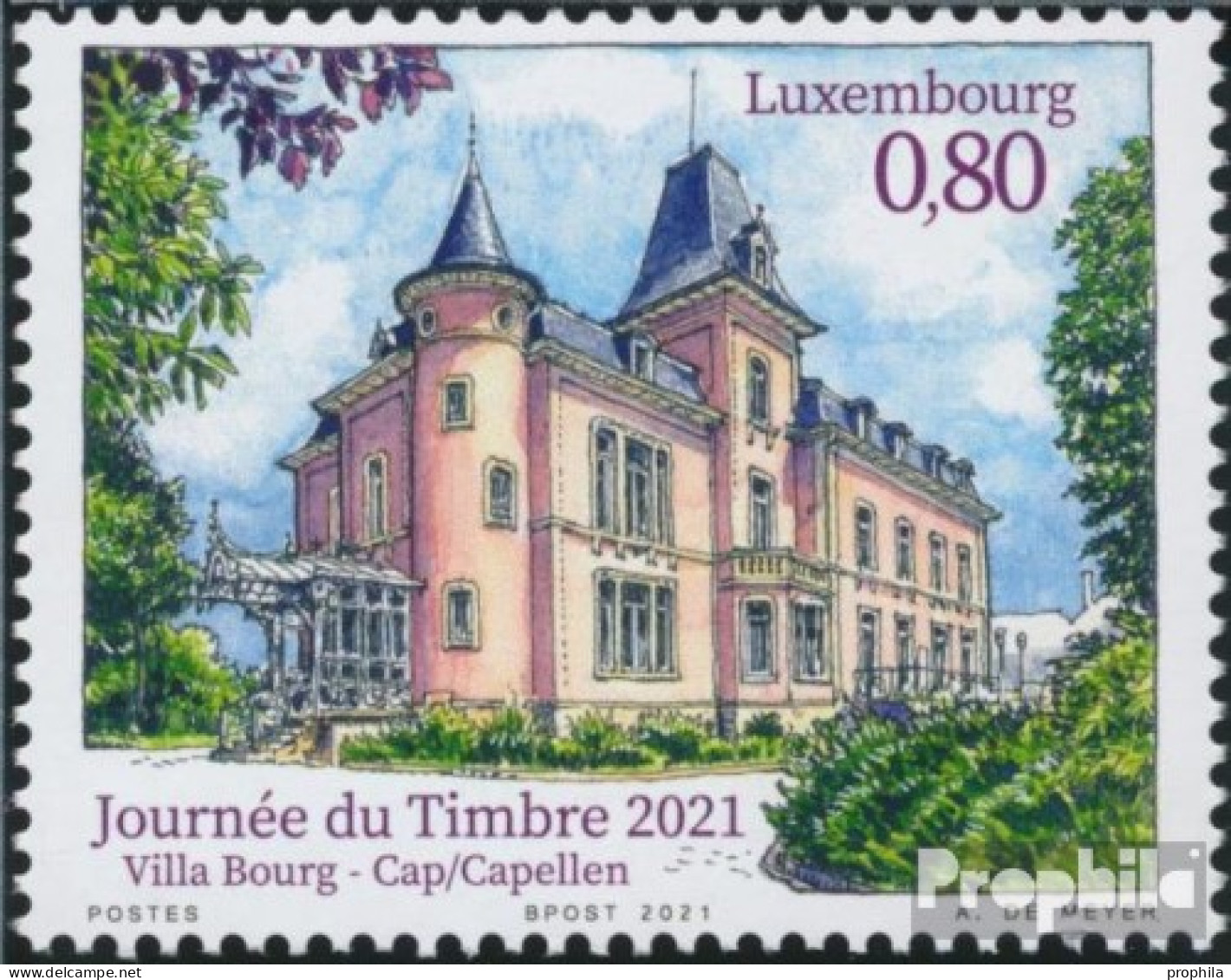 Luxemburg 2275 (kompl.Ausg.) Postfrisch 2021 Villa Bourg - Nuovi