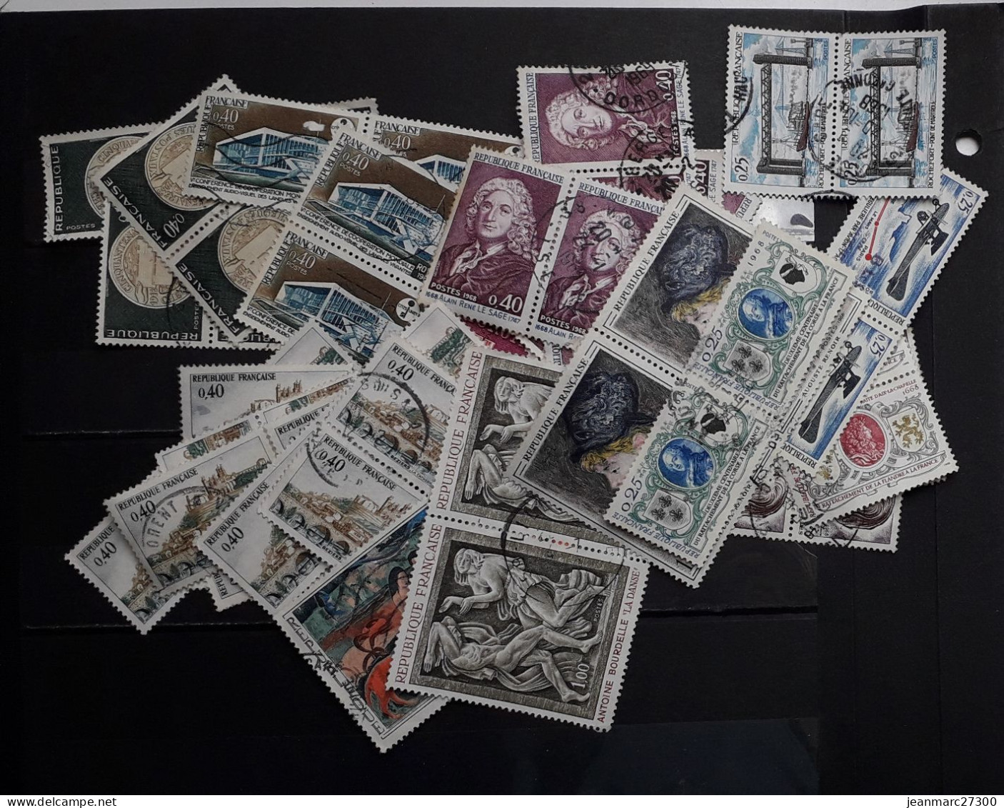 YT N° 1542 1554 1556 1558 1560 1563 1564 1565 1568 1570 1572 Oblitérés Paires Bloc De 3 Ou De 4 - Used Stamps