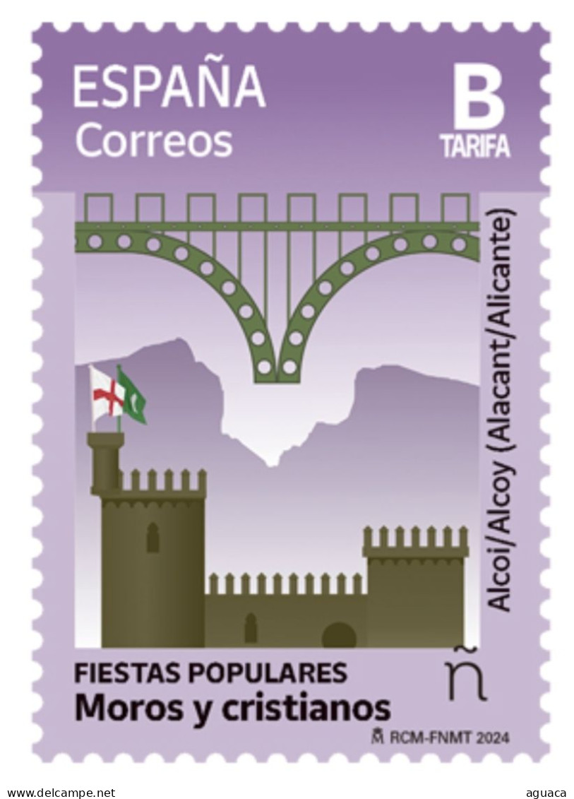 ESPAÑA SPAIN ESPAGNE SPANIEN 2024 -  FIESTAS POPULARES - MOROS Y CRISTIANOS - ALCOY (ALICANTE) - NUEVO MNH - Neufs