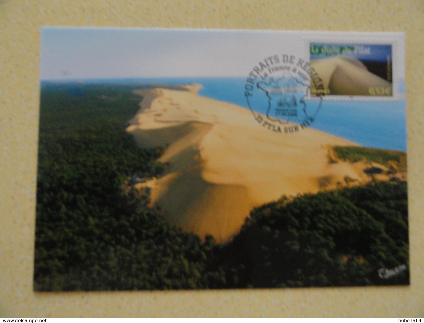 CARTE MAXIMUM CARD LA DUNE DU PILAT OPJ PYLA SUR MER GIRONDE FRANCE - Otros & Sin Clasificación