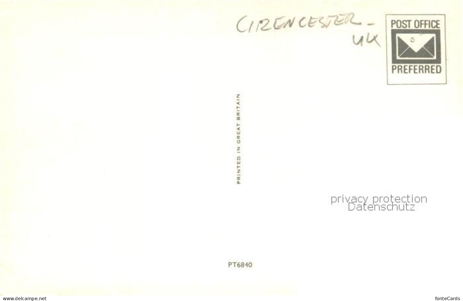 73774326 Cirencester  UK Karte Cotswolds  - Autres & Non Classés
