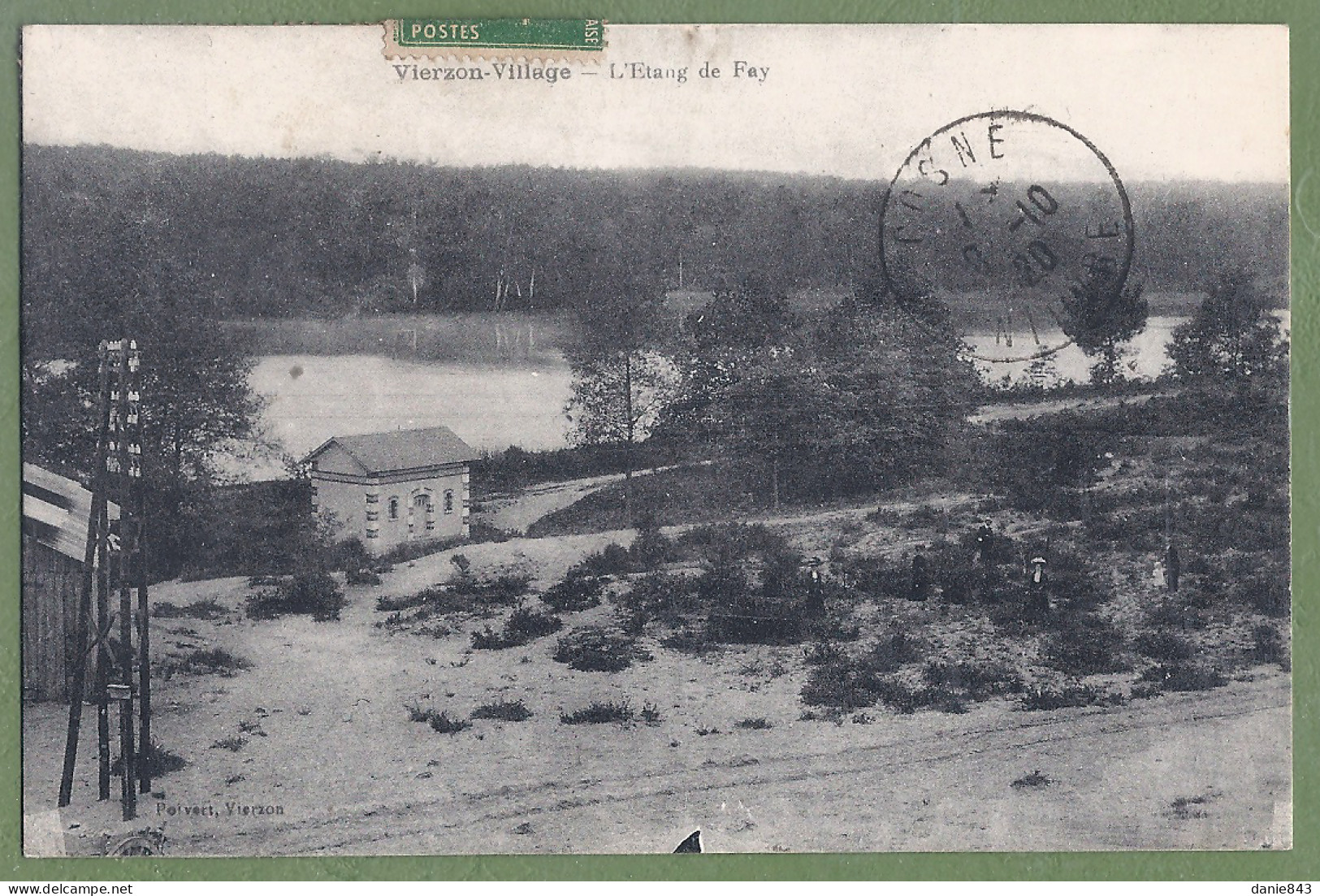 CPA - CHER - VIERZON VILLAGE - L'ÉTANG DE FAY - - Vierzon