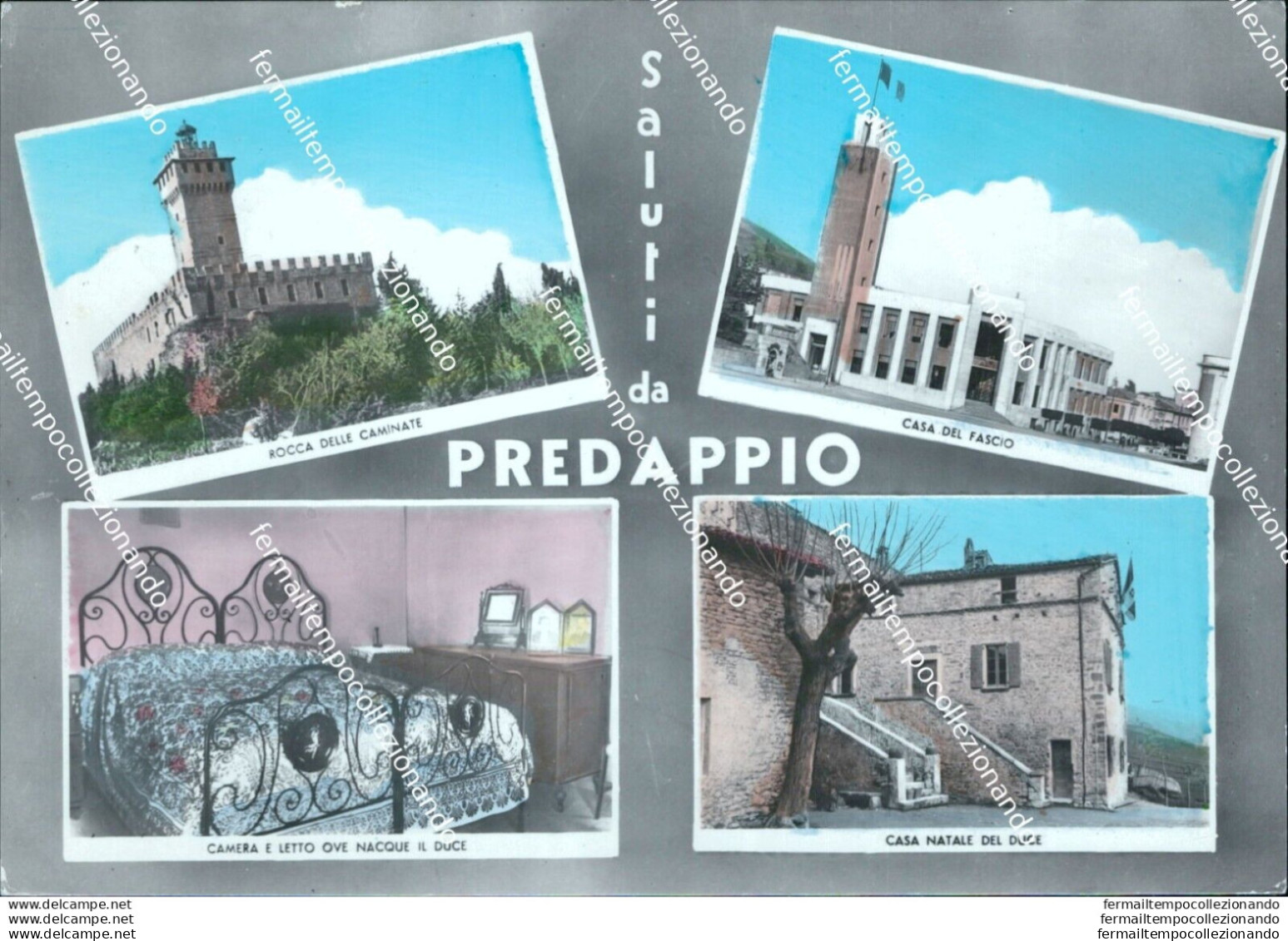 Bc473 Cartolina Saluti Da Predappio  Provincia Di Forli' - Forli