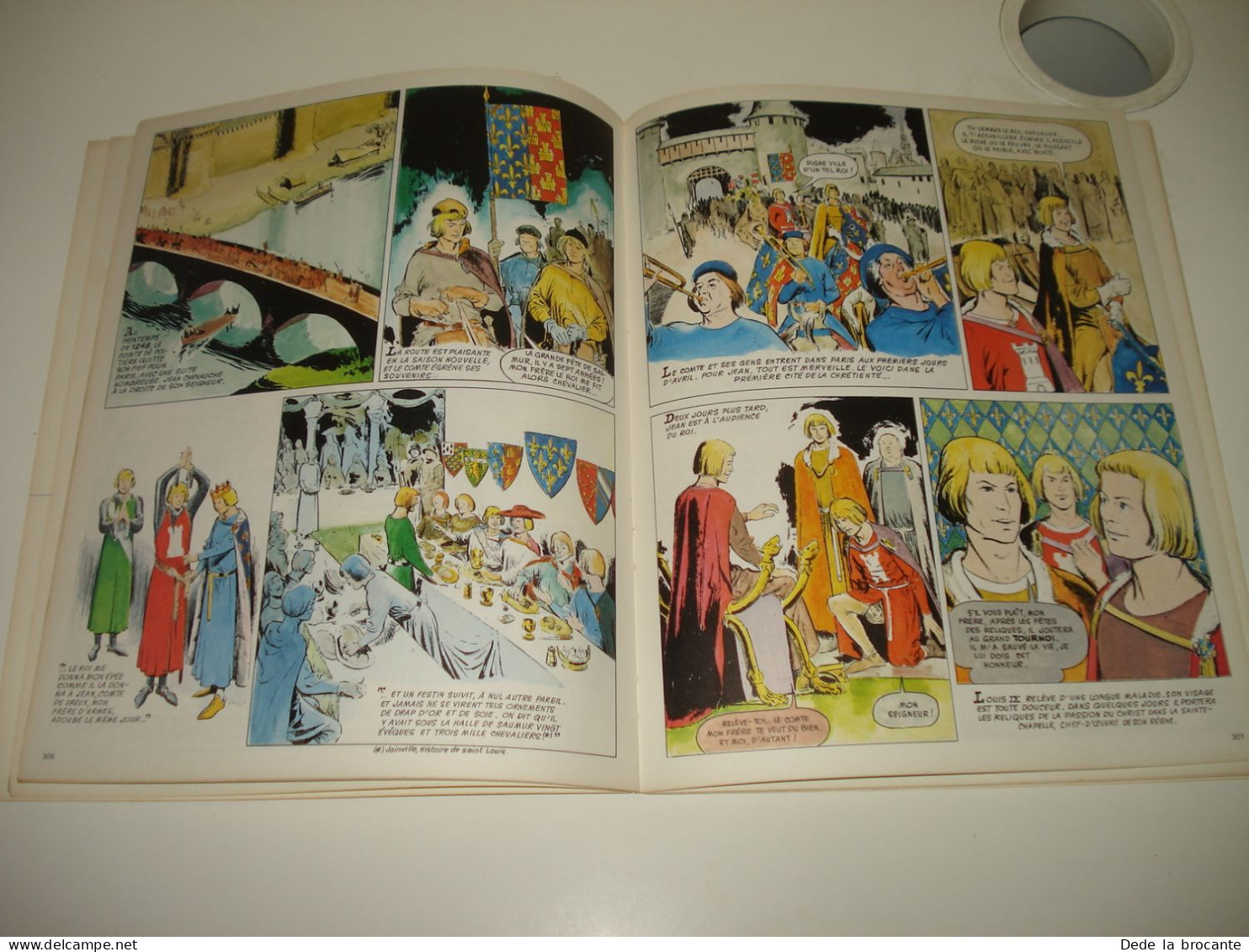 C55 / Histoire de France en BD N° 7 - La chevalerie Philippe Le Bel - EO de 1977