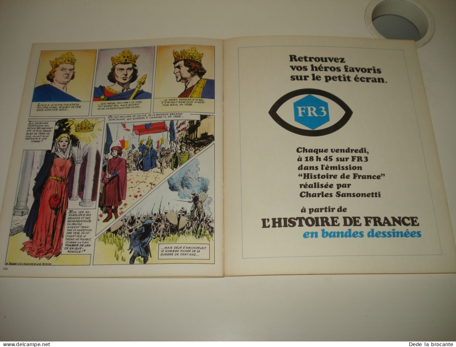 C55 / Histoire de France en BD N° 7 - La chevalerie Philippe Le Bel - EO de 1977