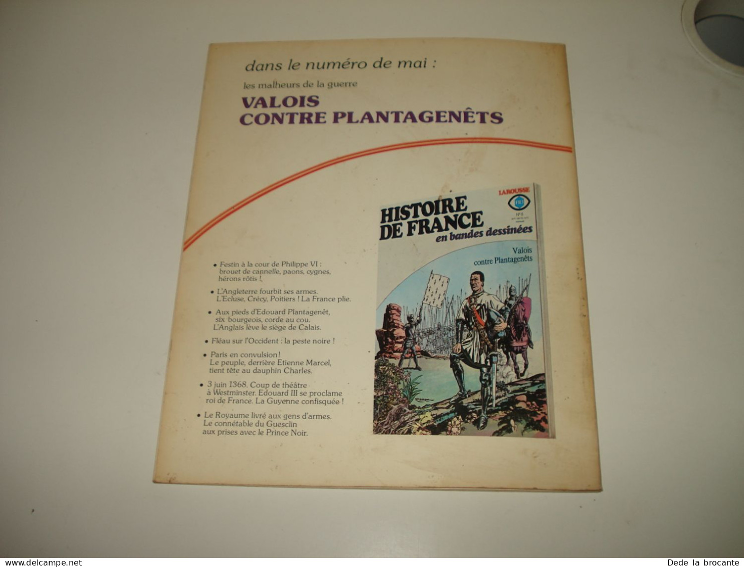 C55 / Histoire de France en BD N° 7 - La chevalerie Philippe Le Bel - EO de 1977