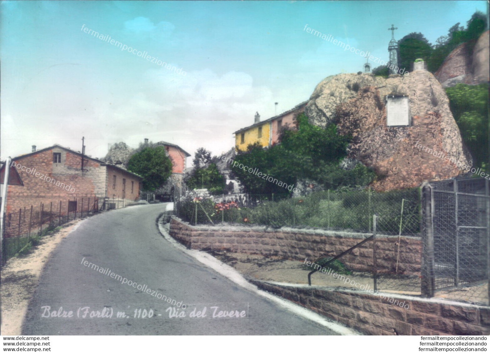 D761 Cartolina Balze Via Del Tevere Provincia Di Forli' - Forlì
