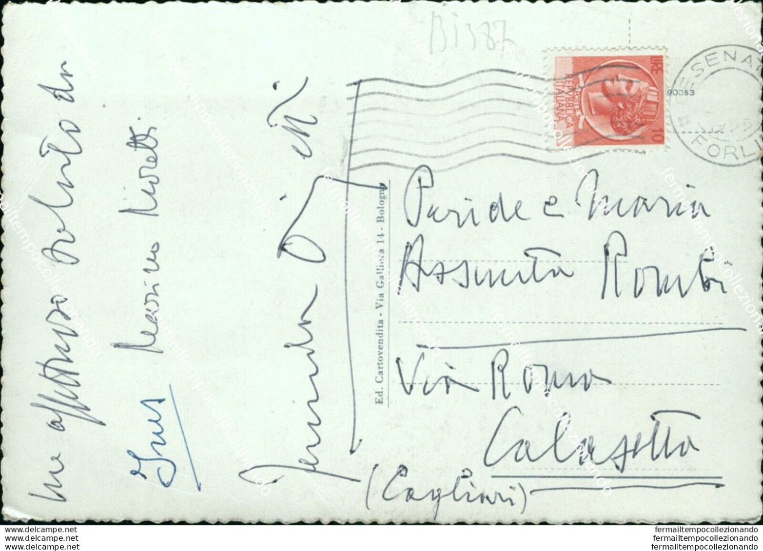 Bi387 Cartolina Cesenatico Molo E Capanna Da Pesca Provincia Di Forli' - Forlì
