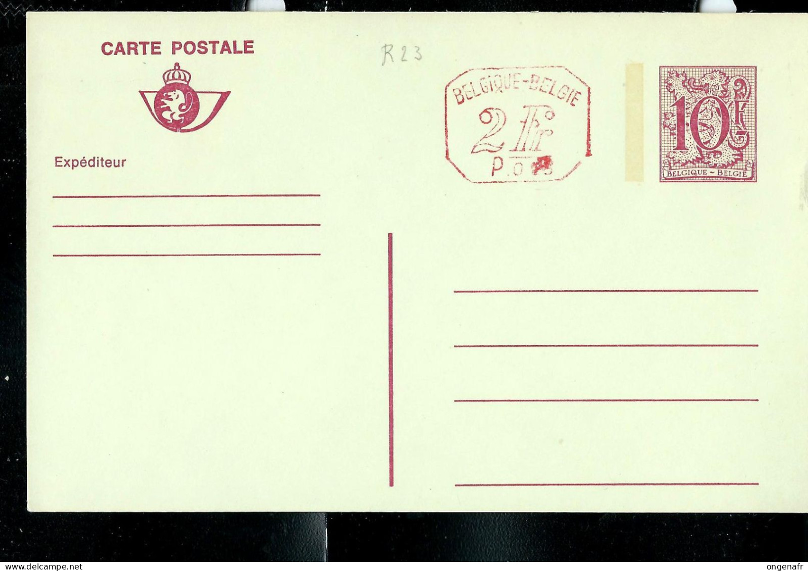 Carte-Postale N° 188.I.F.  P. 023 - Neuve - Postkarten 1951-..