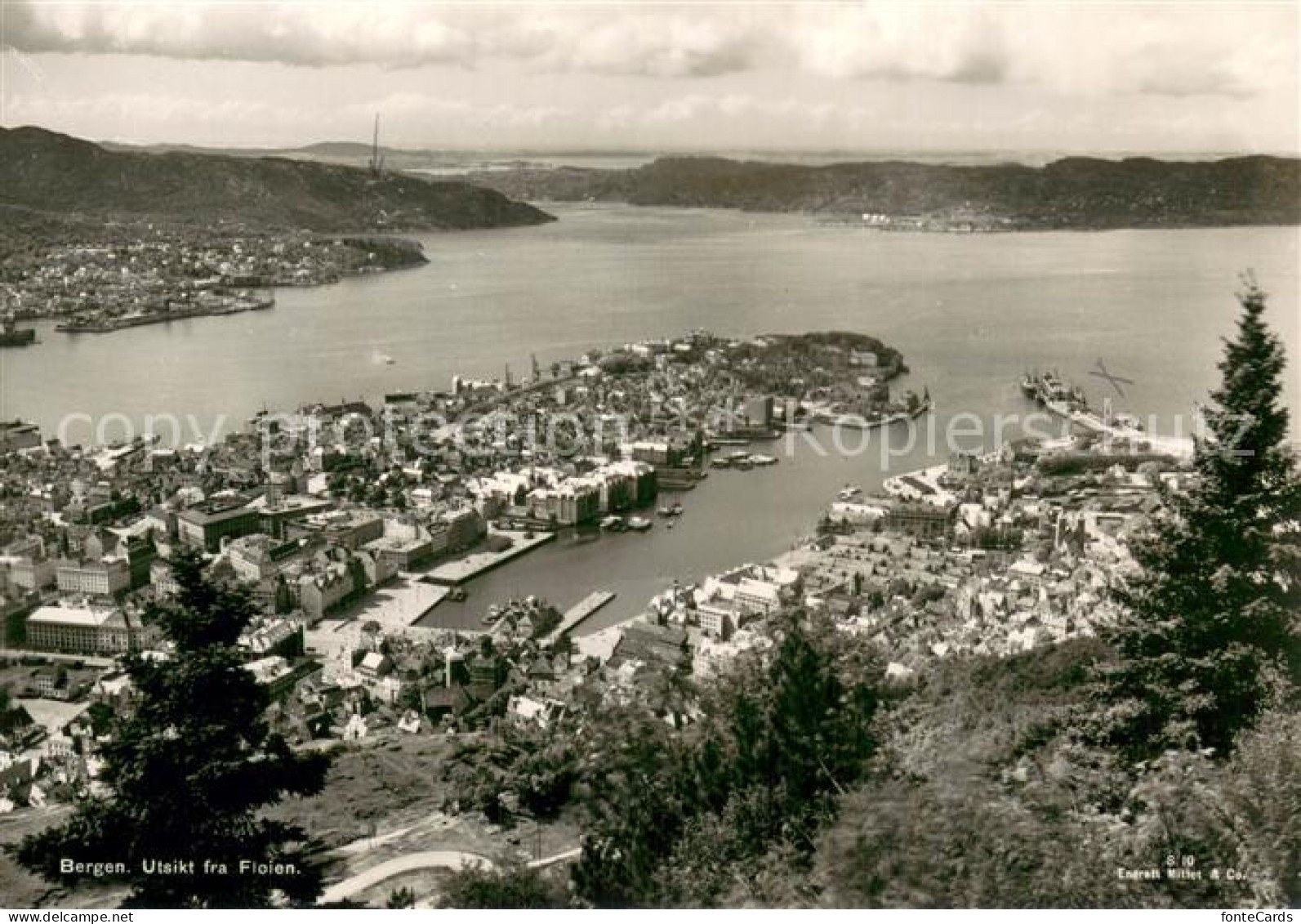 73773404 Bergen  Norge Utsikt Fra Floien  - Norvège