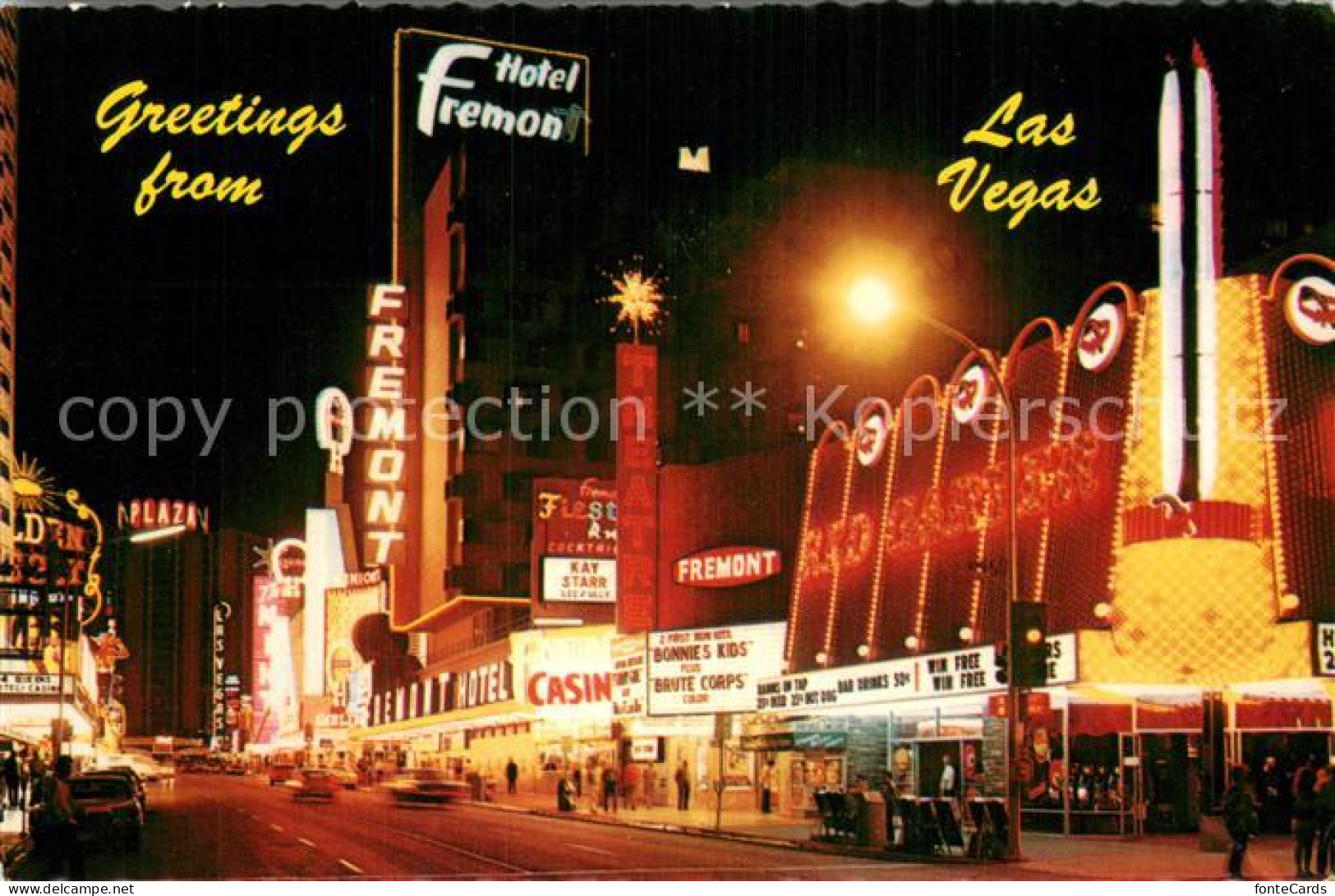 73772920 Las_Vegas_Nevada Fremont Street Bei Nacht - Otros & Sin Clasificación