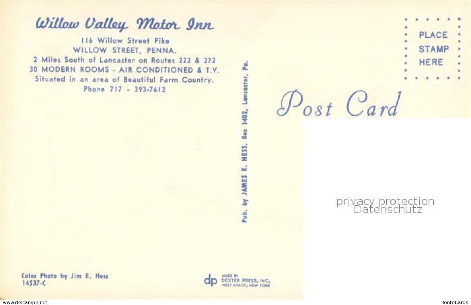 73763094 Willow Street Willow Valley Motor Inn Willow Street - Altri & Non Classificati