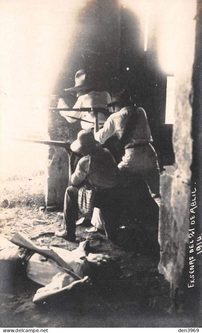 Mexique - VERACRUZ - Révolution Mexicaine 1914 - Exsenas Bel 21 De Ablil - Combats - Carte-Photo - Mexico