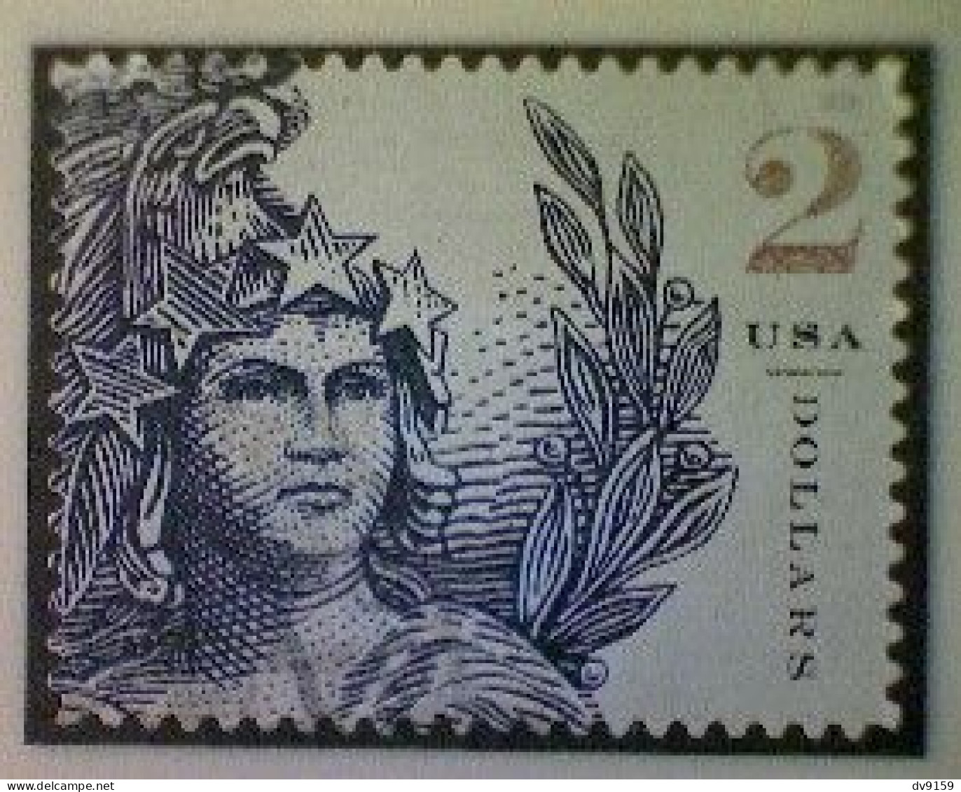 United States, Scott #5296, Used(o), 2018, Statue Of Freedom, $2.00, Indigo - Used Stamps