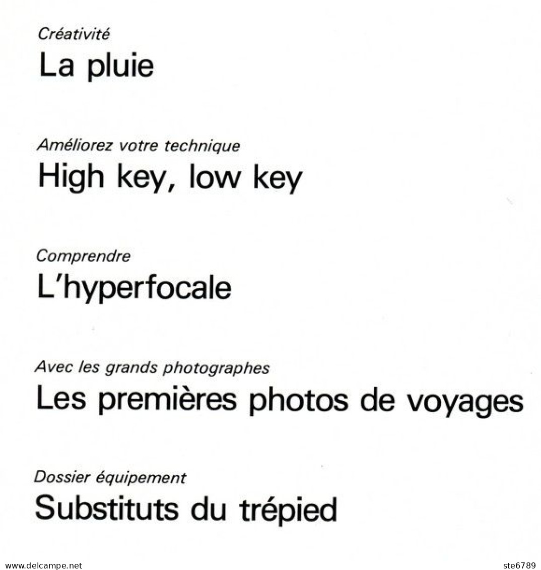 CLIC PHOTO N° 51 Revue Photographie Photographes Photos   - Fotografía