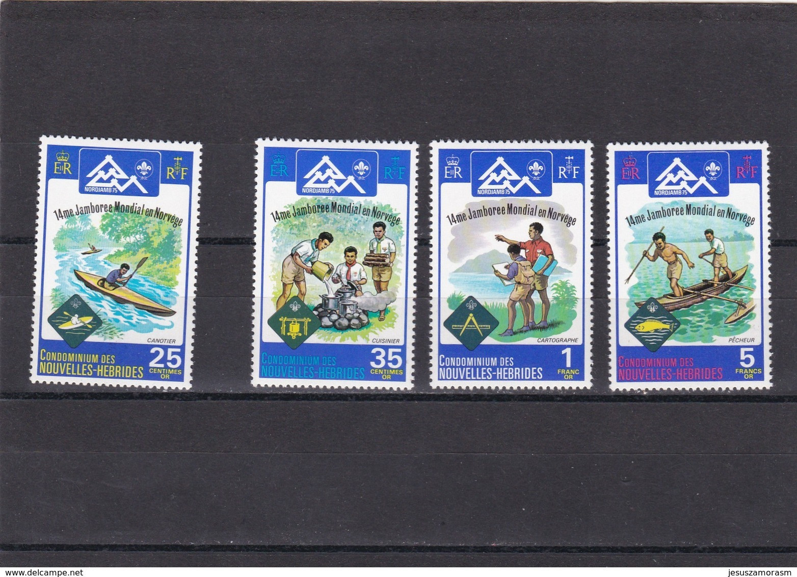 Nueva Hebrides Nº 410 Al 413 - Unused Stamps