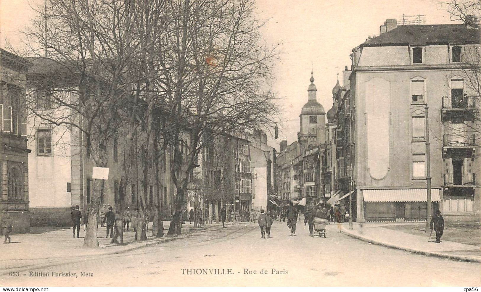 THIONVILLE - Rue De Paris - Ed Forissier 653 - VENTE DIRECTE X - Thionville