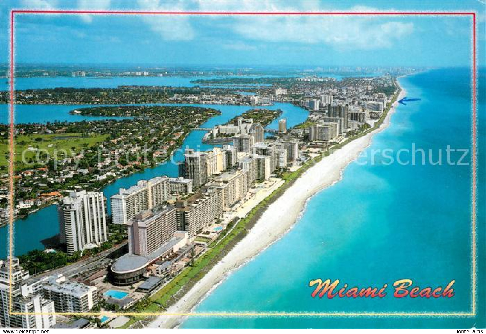 73760335 Miami_Beach Looking North Along The Atlantic Ocean  - Altri & Non Classificati