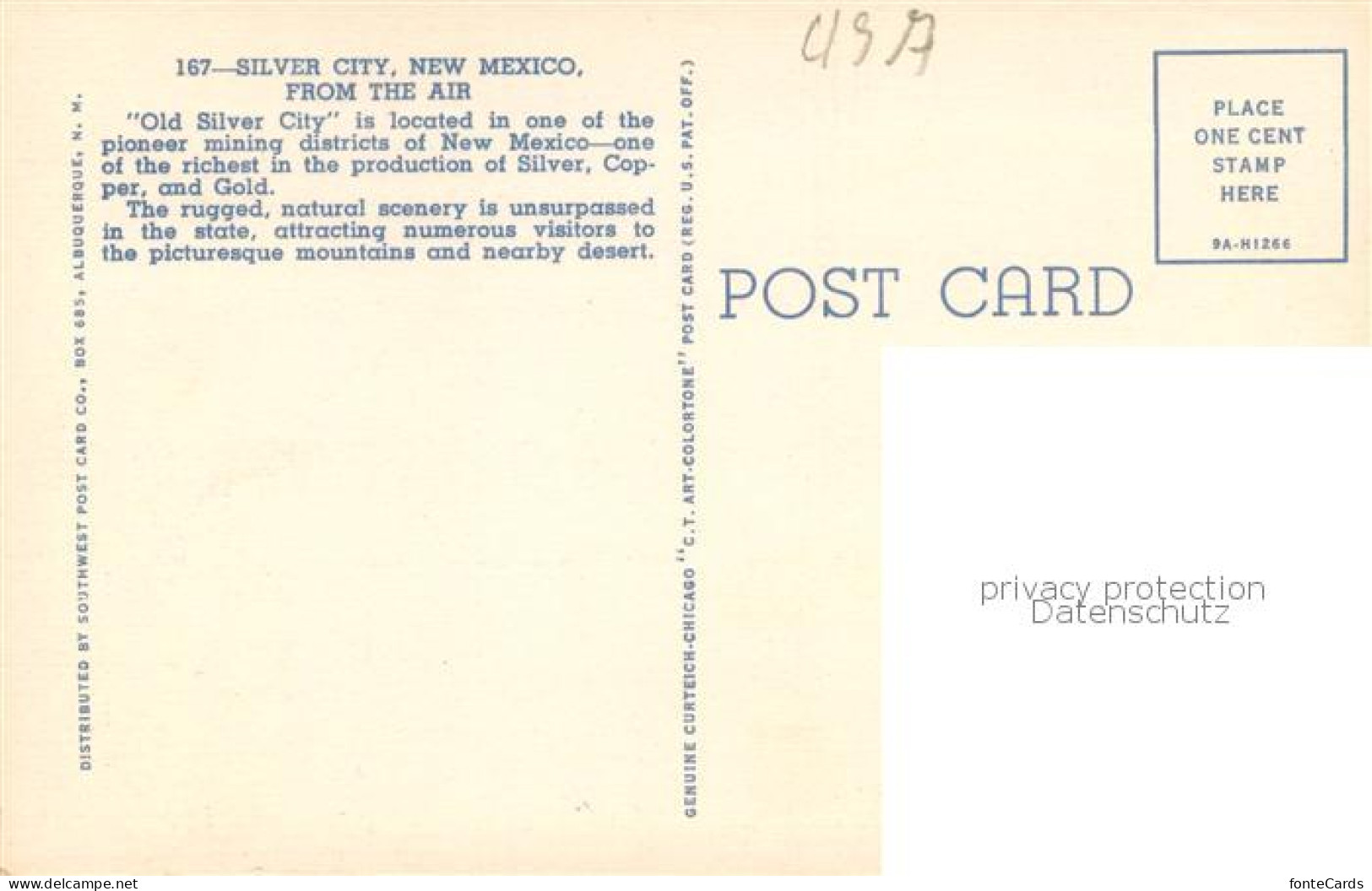 73759540 Silver_City_New_Mexico Fliegeraufnahme Old Silver City - Other & Unclassified