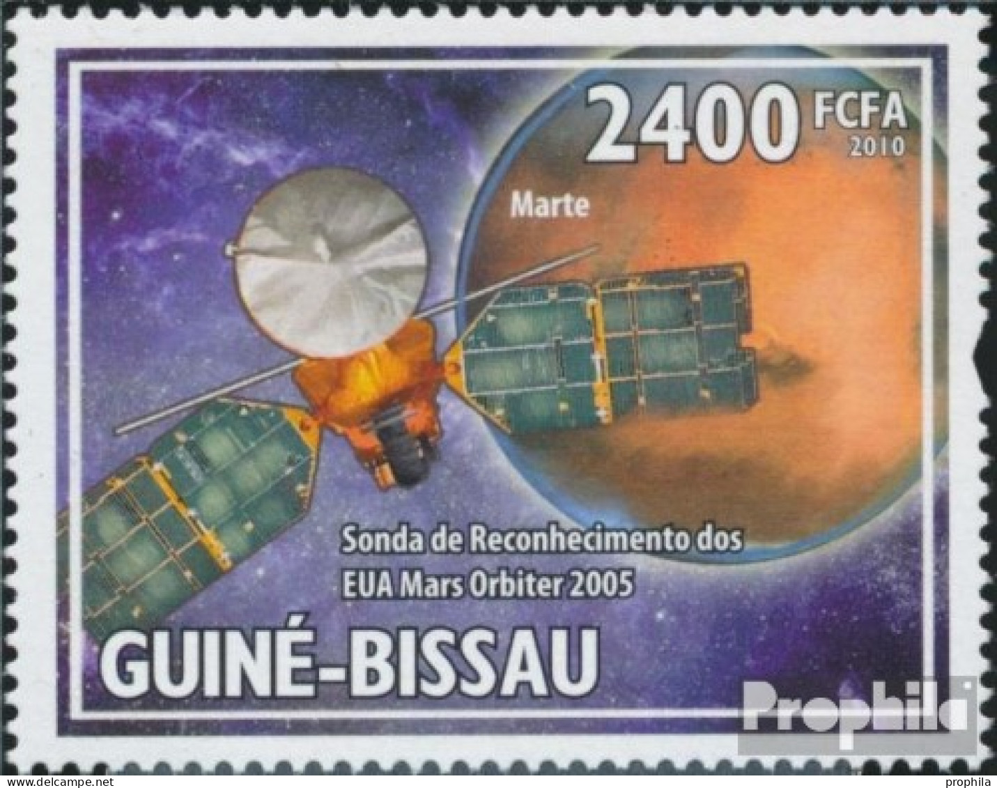 Guinea-Bissau 4550 (kompl. Ausgabe) Postfrisch 2010 Weltraumforschung - Guinée-Bissau