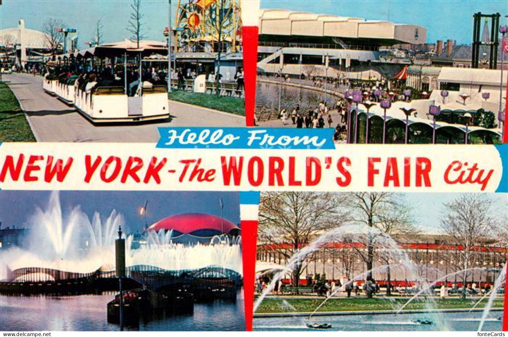 73754403 New_York_City The Worlds Fair Train Ride Bell System Fountain Of The Pl - Altri & Non Classificati