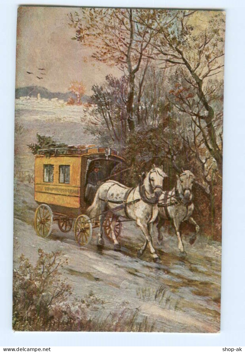 T5732/ Postkutsche  Schöne Künstler AK Ca.1912 - Postal Services