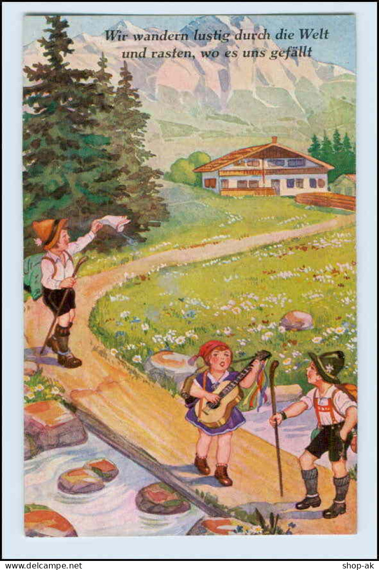 W3W43/ Kinder Wandern Schöne AK Ca.1930 - Otros & Sin Clasificación