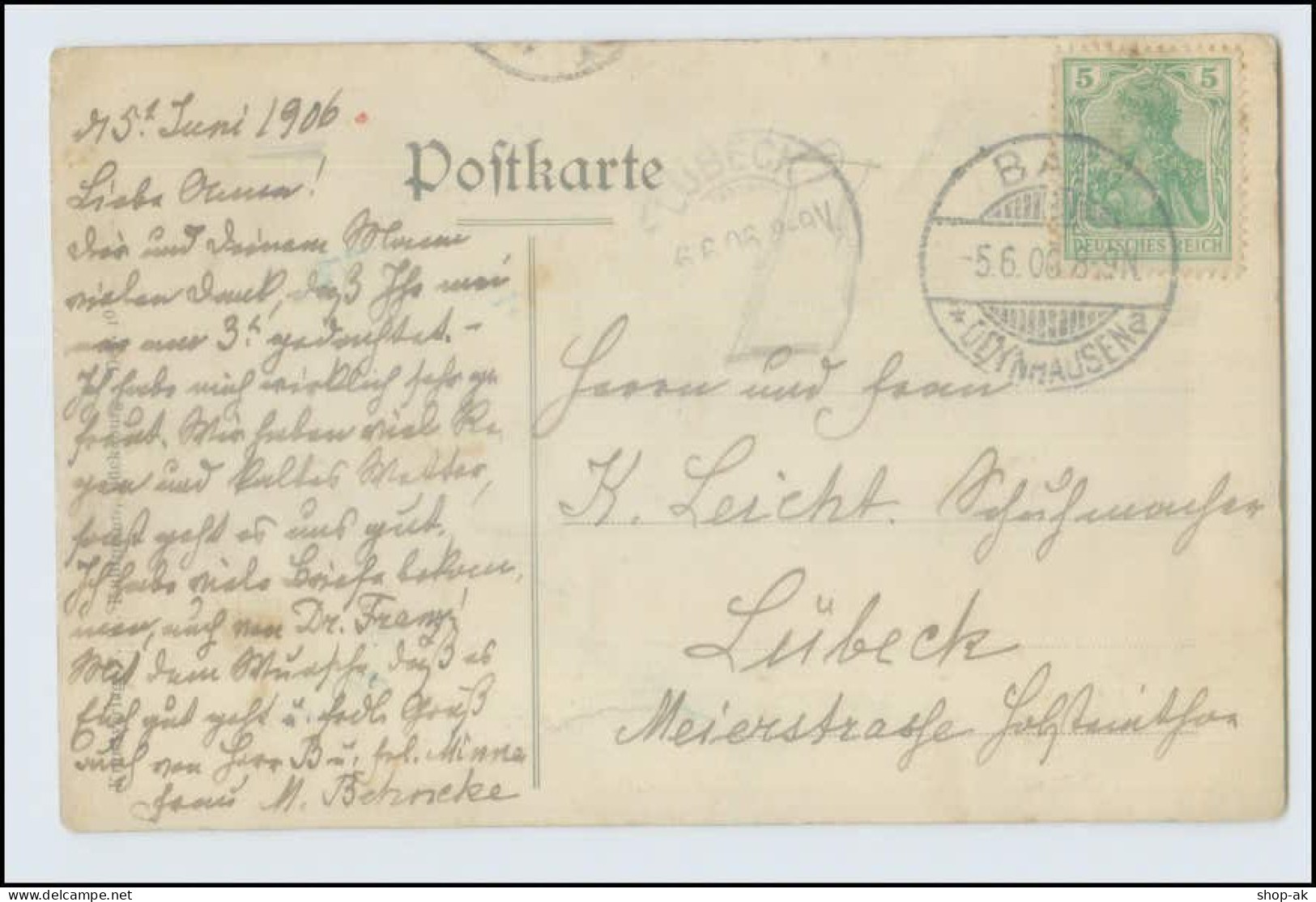 W5L37/ Trachten Aus Schaumburg-Lippe Und Bad Oeynhausen AK 1906 - Altri & Non Classificati