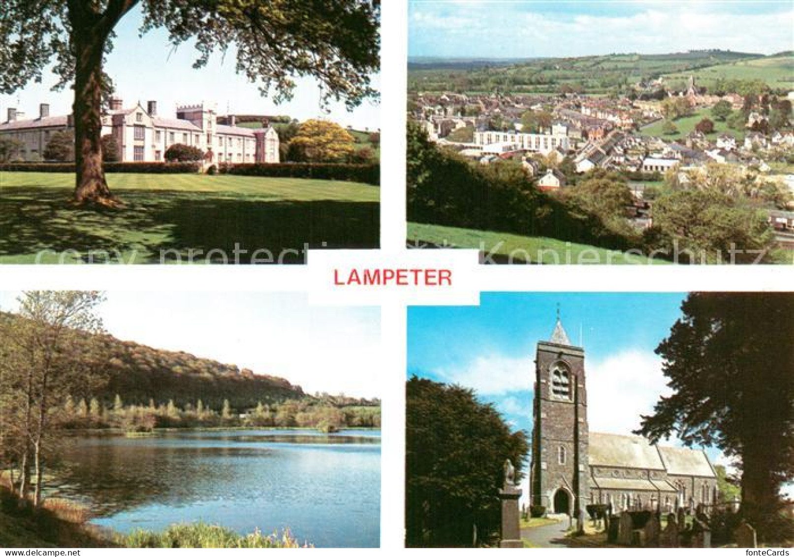 73740891 Lampeter Ceredigion St Davids University Falcondale Lake Lampeter St Pe - Autres & Non Classés