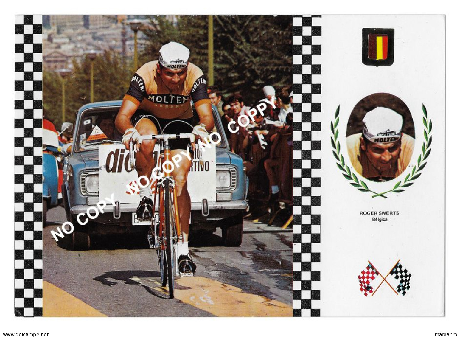 CARTE CYCLISME ROGER SWERTS SERIE FISA - Cycling