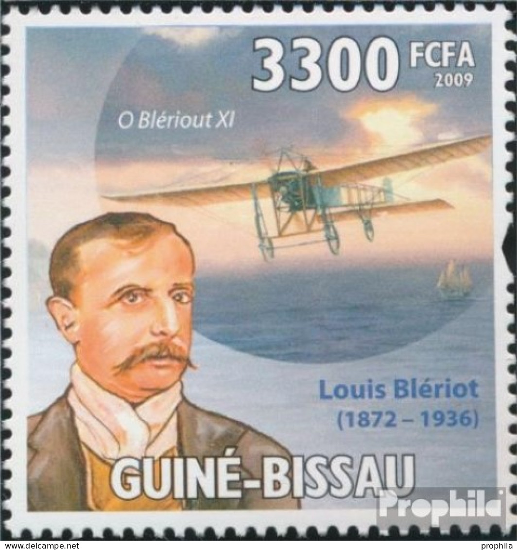 Guinea-Bissau 4514 (kompl. Ausgabe) Postfrisch 2009 Erster Flug über Ärmelkanal - Guinea-Bissau