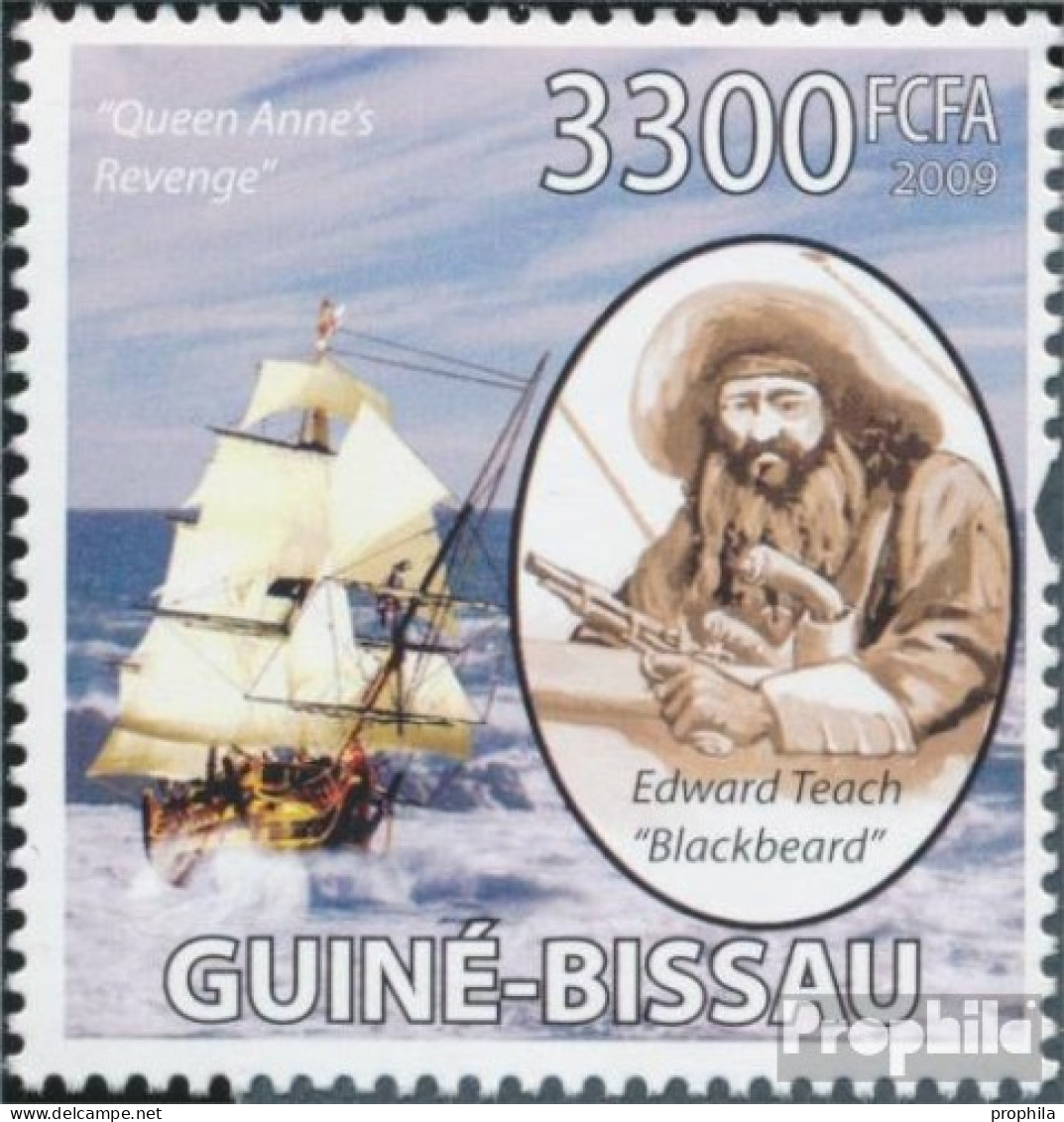 Guinea-Bissau 4503 (kompl. Ausgabe) Postfrisch 2009 Piraten Und Schiffe - Guinea-Bissau