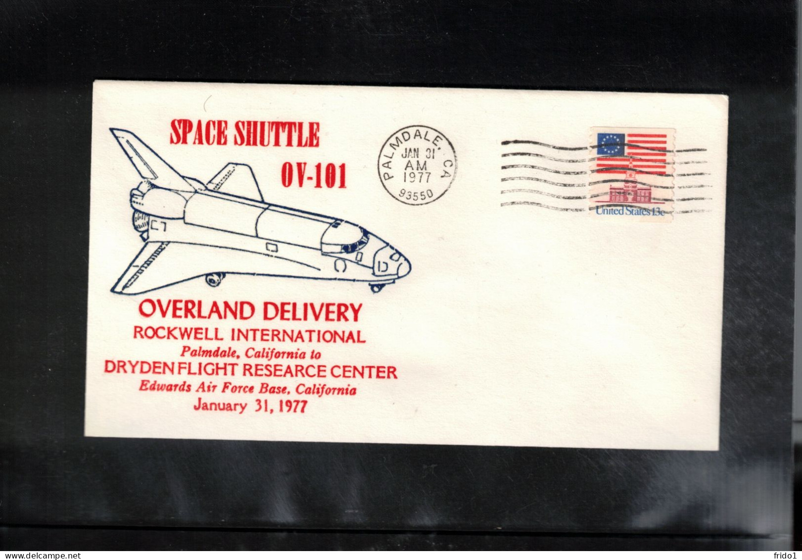 USA 1977 Space / Weltraum Space Shuttle OV-101 Interesting Cover - Etats-Unis