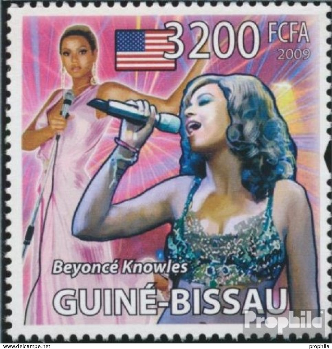 Guinea-Bissau 4413 (kompl. Ausgabe) Postfrisch 2009 Berühmte Musiker - Guinée-Bissau