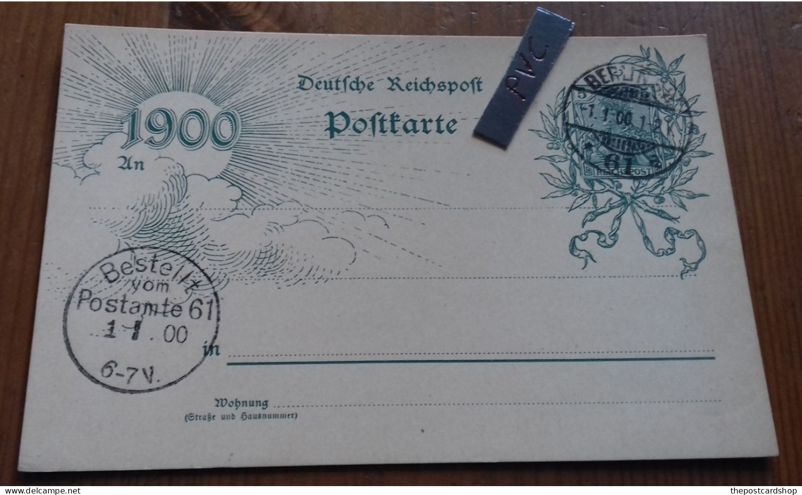 Postcards - Deutsche Reichpost 1900 With January 1st 1900 Cancellation - Tarjetas