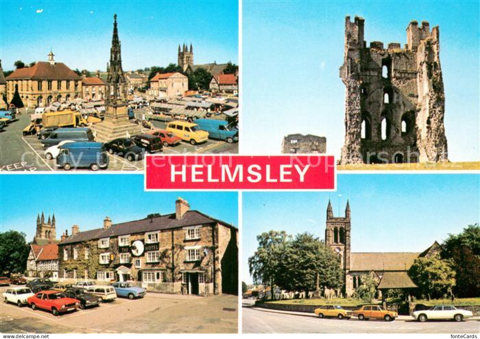 73720979 Helmsley UK Market Square Black Swan Hotel Castle All Saints Church  - Autres & Non Classés