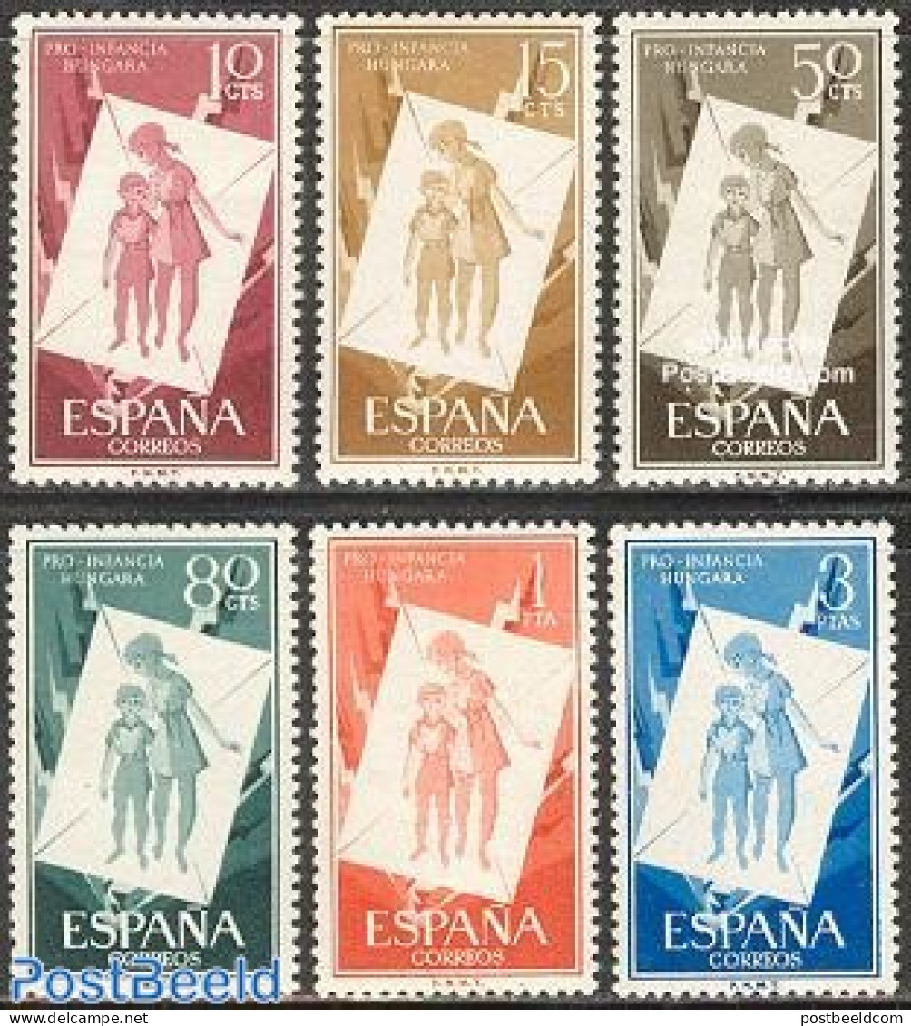 Spain 1956 Youth 6v, Mint NH - Unused Stamps