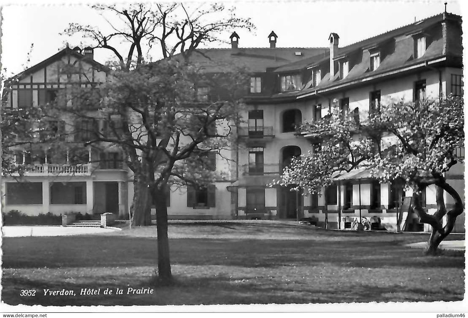 VD  YVERDON-LES-BAINS - HOTEL DE LA PRAIRIE - E. Sartori Lausanne No 3952 - Pas Voyagé - Yverdon-les-Bains 