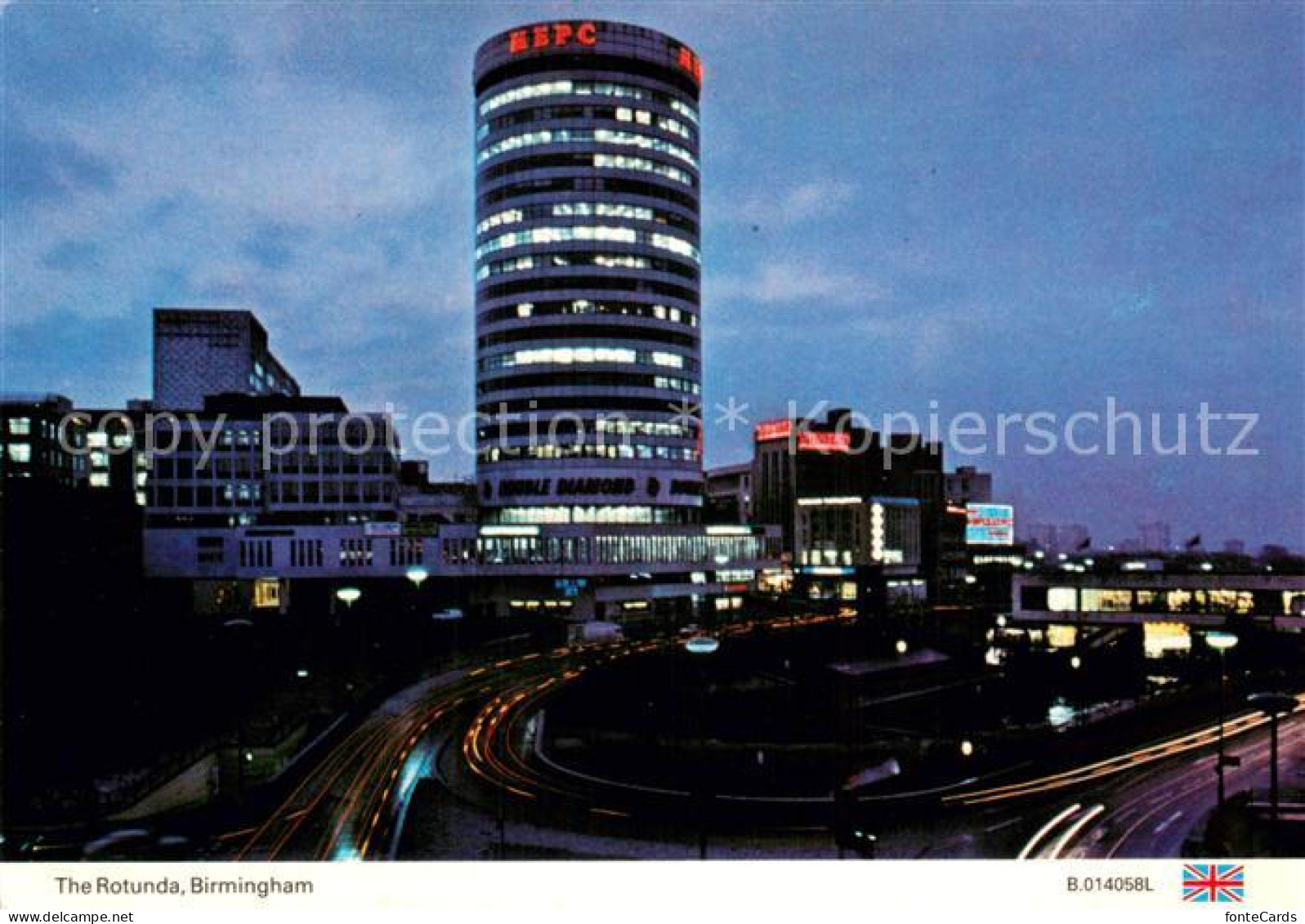 73719336 Birmingham The Rotunda At Night Birmingham - Autres & Non Classés