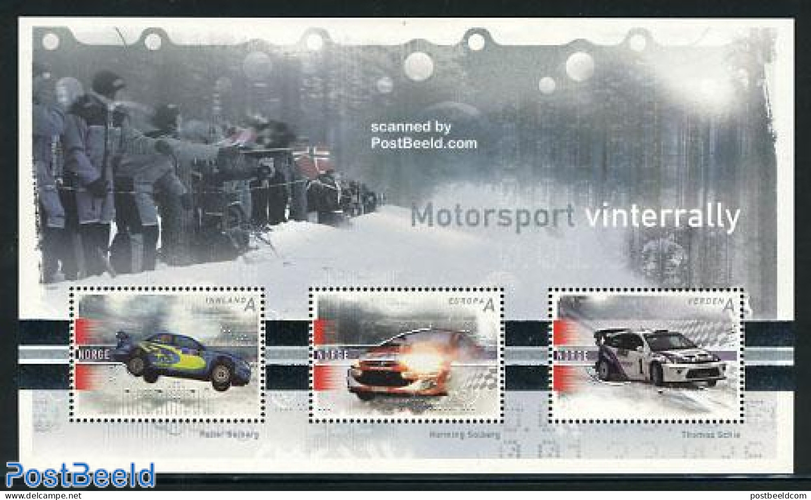 Norway 2007 Autosport S/s, Mint NH, Sport - Transport - Autosports - Sport (other And Mixed) - Automobiles - Ungebraucht