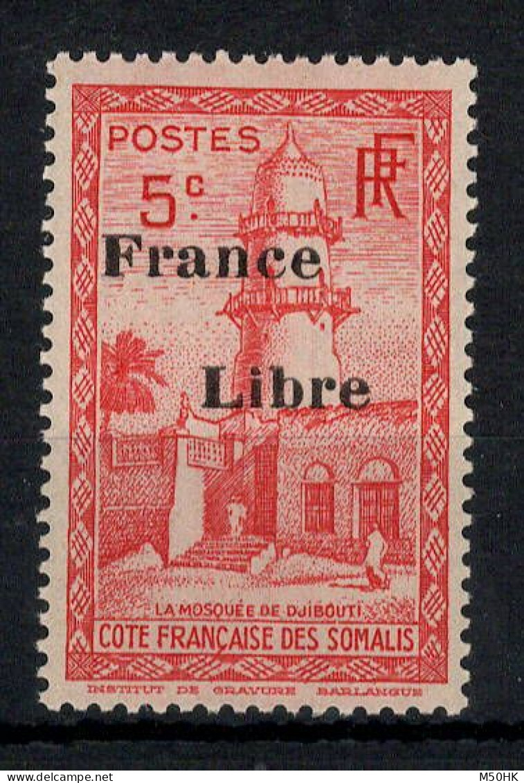 Cote Des Somalis - France Libre - YV 207 N** MNH Luxe - Unused Stamps