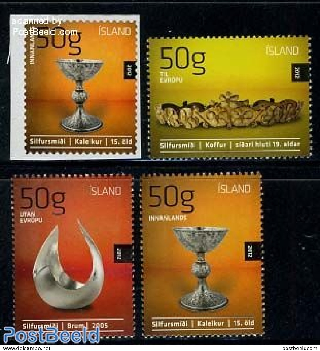 Iceland 2012 Handicrafts 4v (1v S-a), Mint NH, Art - Art & Antique Objects - Handicrafts - Unused Stamps