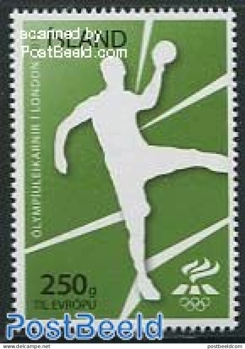 Iceland 2012 Olympic Games 1v, Mint NH, Sport - Handball - Olympic Games - Unused Stamps