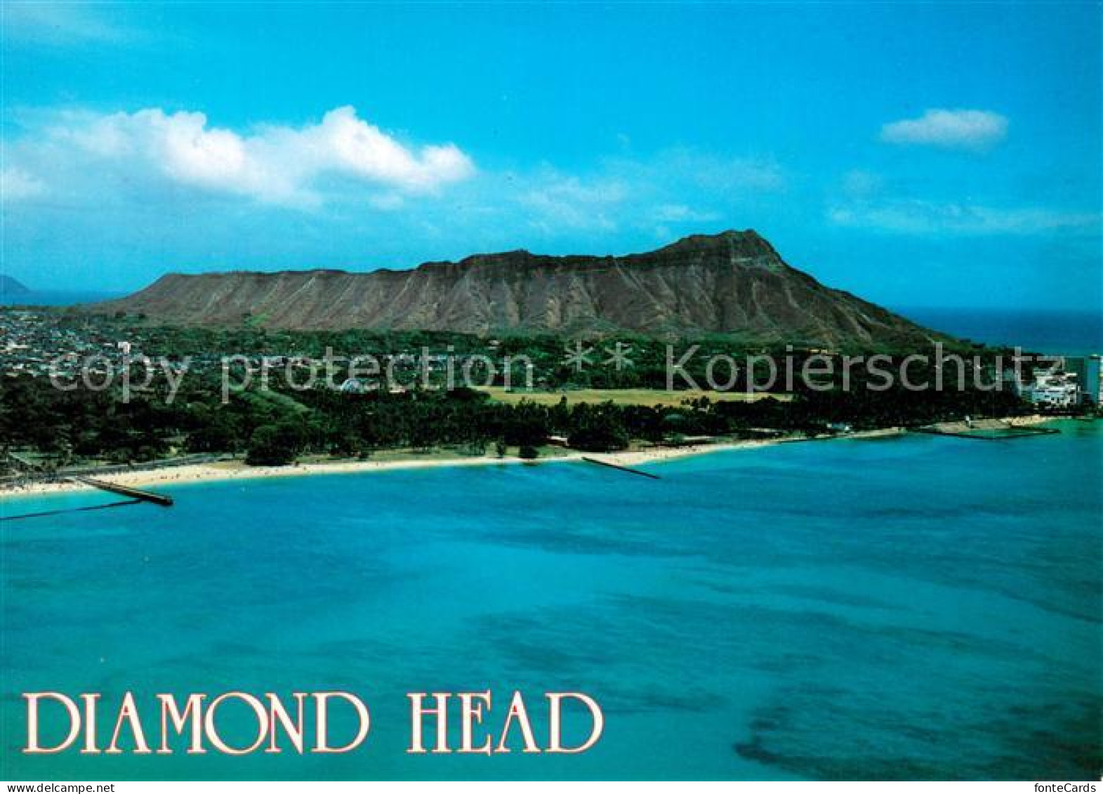 73717509 Waikiki Diamond Head Aerial View - Andere & Zonder Classificatie