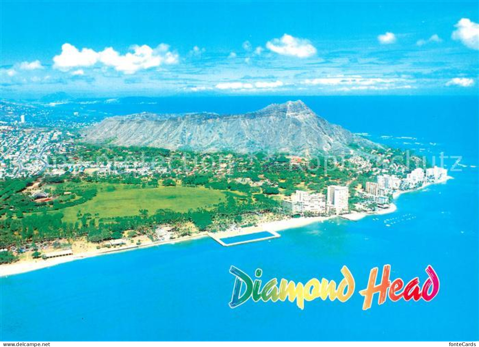 73717508 Waikiki Diamond Head Aerial View - Andere & Zonder Classificatie