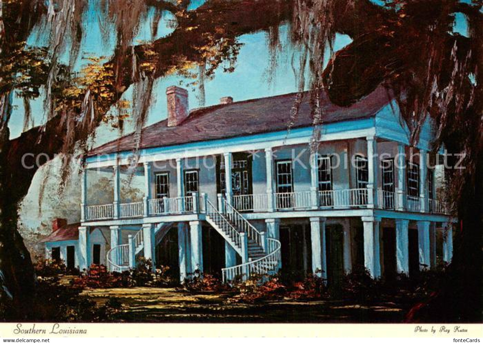 73717487 New_Orleans_Louisiana Southern Lousiana Painting Kuenstlerkarte - Autres & Non Classés