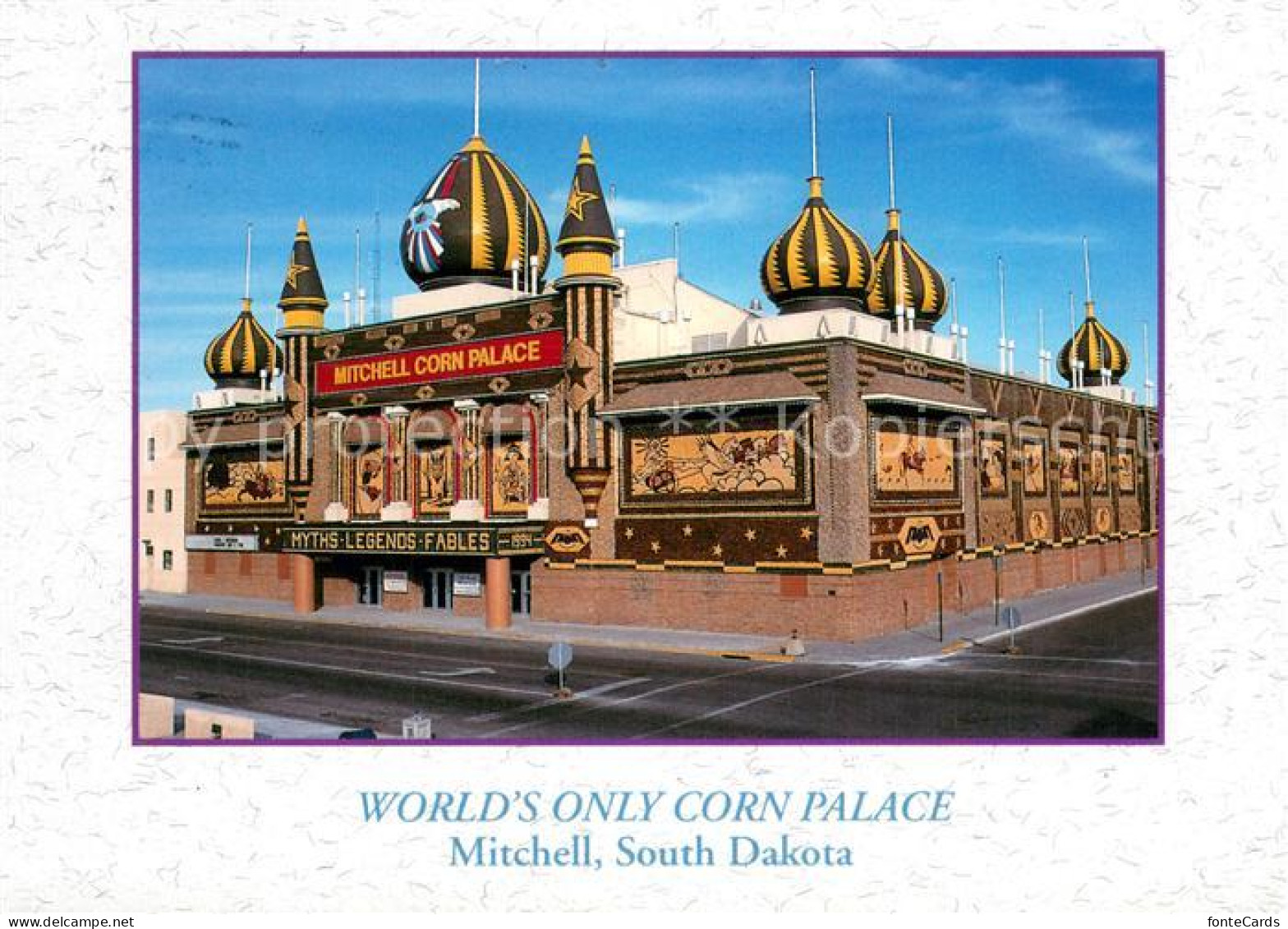 73717481 Mitchell_South_Dakota Worlds Only Corn Palace - Andere & Zonder Classificatie